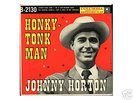 JOHNNY HORTON 45 / EP HONKY TONK MAN  - ON COLUMBIA