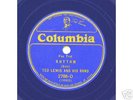 Ted Lewis plays Rhythm on Blu Wax Columbia 2786-D    78