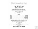 La Boheme - Puccini - on Blue Wax Columbia    78