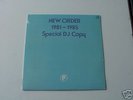 New Order Japan only Promo DJ LP