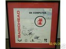 Radiohead OK Computer LP Cover signed by all members