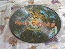 IRON MAIDEN - piece of mind - US  PICTURE LP + 1 BONUS
