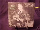 1956 ELVIS PRESLEY LOVE ME TENDER 45 RARE B&W  PS