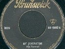 THE WHO*My Generation*Deutsche BRUNSWICK Export Single