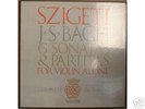 Szigeti, J.S. Bach, 6 Sonatas et Partitas, Bach Guild