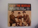 Nice 1964 four by the Beatles 45 EP record cover