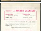 WANDA JACKSON RARE ORIG. 60'S CAPITOL FRENCH EP 