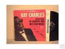 RAY CHARLES-SIGNED-LP # 410- MODERN SOUNDS IN C&W