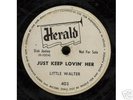 Little Walter Rare HERALD 403 Blues 78 45 33