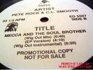 PETE ROCK / CL SMOOTH MECCA & SOUL BROTHER WIG OUT MIX