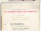 LE VICOMTE GARVARENTZ RARE ORIG SOUNDTRACK FRENCH EP 
