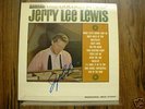 JERRY LEE LEWIS THE GOLDEN HITS SIGNED VINYL LP RARE