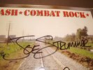 CLASH JOE STRUMMER FULLY SIGNED COMBAT L.P.