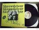 SKREWDRIVER All Skrewed Up LP ORIGINAL yellow cvr MINT