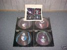 SET OF FOUR KISS SOLO LP PICTURE DISCS--SEALED-w/BAG