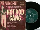 GENE VINCENT 45 rpm record EP Hot Rod Gang rare MUSIC