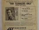 BOBBY DARIN FOR TEENAGERS ONLY ATCO 4513, EP, MINT-