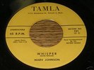 Marv Johnson MOTOWN 45 Whisper / Come to Me
