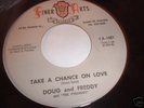 DOUG and FREDDY AND THE PYRAMIDS 45 RARE RECORD