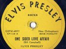 philippines ELVIS PRESLEY 78 rpm ONE SIDED LOVE AFFAIR