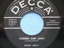 BUDDY HOLLY MODERN DON JUAN DECCA 30166, 45, MINT-