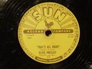 ELVIS PRESLEY SUN THATS ALL RIGHT MAMA CLEAN NICE LABEL