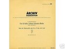 E. MAINARDI Bach Cello suite n° 6 Archiv 14061 APM