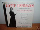 AUTOG: LOTTE LEHMANN   FAREWELL RECITAL  VINTAGE 2LP