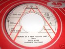 DAVID BOWIE-Memory Of A Free Festival Rare UK 7