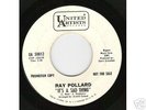 Northern Soul 45 Ray Pollard It's A Sad Thing Rare HEAR