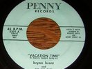 Bryan Brent & Cut Outs MOTOWN 45 Vacation Time / For Et