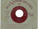 RCA Victor Steve Gibson Red Caps Sidewalk Shuffle