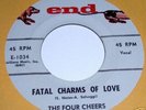 RARE DOO WOP GROUP 45 - FOUR CHEERS - END  M-