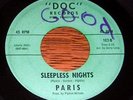 Paris NORTHERN SOUL 45 Sleepless Nights / Wishing Well
