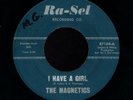 Rare Northern Soul 45 THE MAGNETICS on RA-SEL