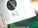 DECCA SXL  ED1 WBgr Wagner Rheingold Solti grey box 3lp
