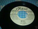 DOO WOP 45 THE CARPETS FEDERAL 12257 PROMO VG+