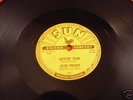 ELVIS PRESLEY ORIGINAL78 ON SUN MYSTERY TRAIN 1955 VG++