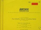 PIERRE FOURNIER Rare 3 LP Bach Cello Suites ARCHIV MINT