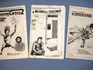 RAYMOND PETTIBON chapbooks EARLY SST BLACK FLAG