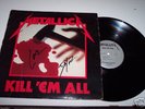Autographed Metallica Kill Em' All vinyl record
