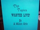 THE TOPICS WANTED LIVE  LP NORTHERN SOUL MODERN