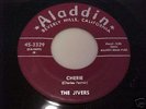 The Jivers, Cherie / Little Mama, 1956 on Aladdin, RARE