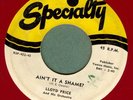 LLOYD PRICE Red Wax Specialty 452 Rare Blues 45 78