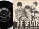 BEATLES - SHE LOVES YOU - RARE+ NORWAY 45+PS 63