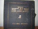 COLUMBIA SET 78RPM (4 ) BEETHOVEN/ LENER STRING QUARTET