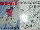 Two English skinhead/oi LPs IndEx Close Shave skinheads