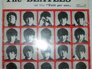 The Beatles Italy Hard day's night dark red label LP