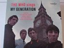 THE WHO sings MY GENERATION LP 1st press Decca Org. NM