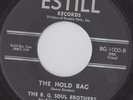 Rare Funk 45:  B.G. SOUL BROTHERS on ESTILL 